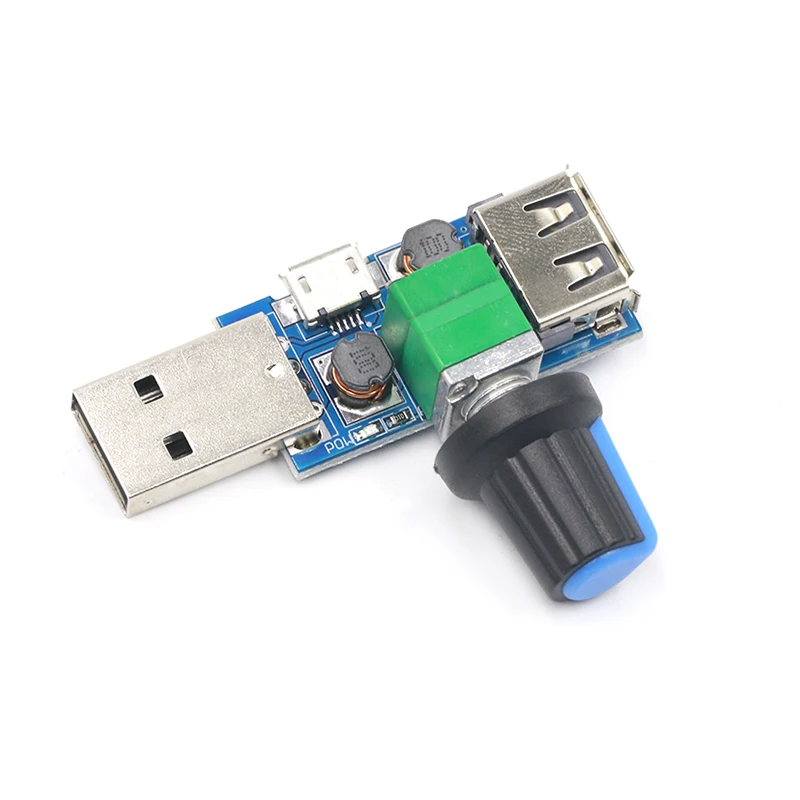 Мини вентилятор USB регулятор скорости ветра громкости воздуха охлаждение