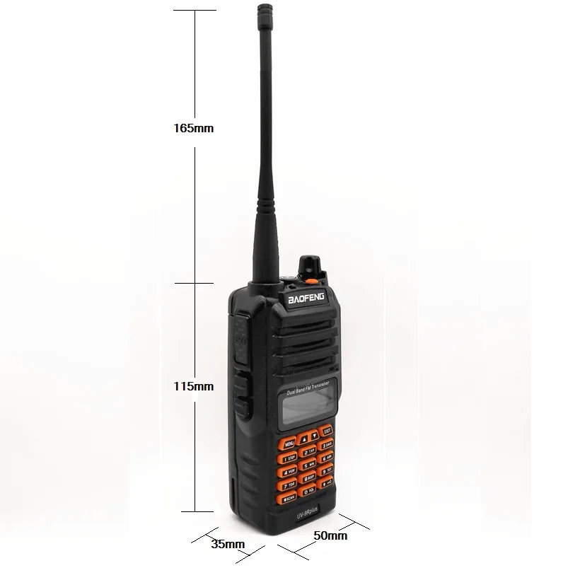 Портативная рация BAOFENG UV 9R PLUS 10 Вт усовершенствованная радиопередатчик VHF UHF Marine Ham