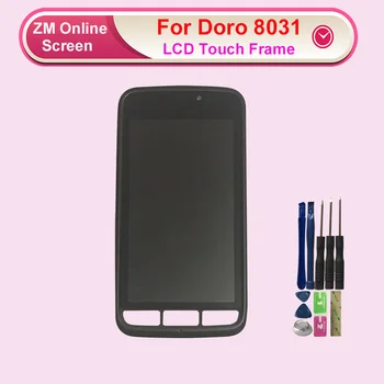 

RYKKZ For Doro 8031 LCD Display With Touch Screen Digitizer Assembly Replacement With Tools+3M Sticker
