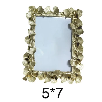 

Crafts Vintage Wall Hanging Photography Props Pictures Display Portable Photo Frame Desktop Ginkgo Leaf Resin Office Home Decor