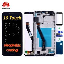Huawei Honor 7A Pro AUM-l29 ATU-L41 ЖК-дисплей сенсорный экран 5,7 дюймов дигитайзер сборка рамка олеофобное покрытие 10 Touchs