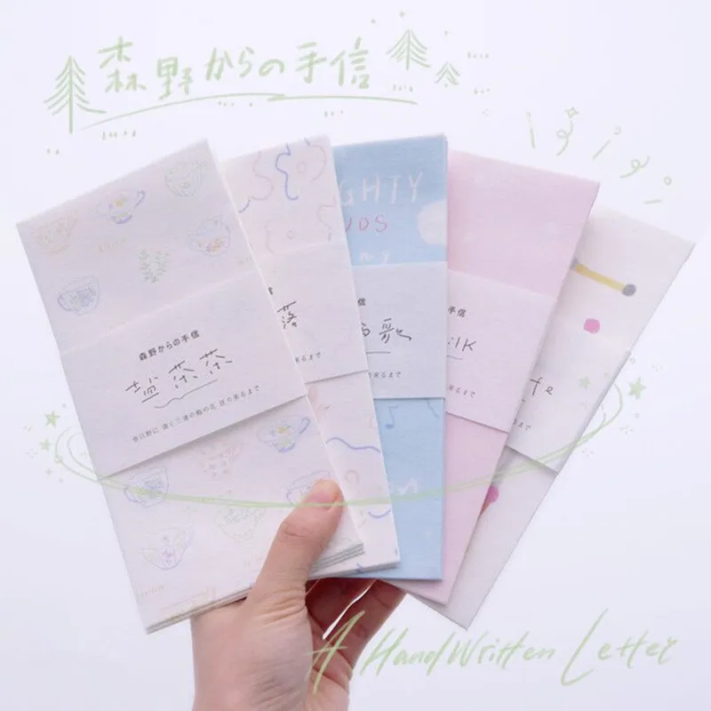Morino's letter Envelope Letter Paper Set Gift Message Blessing Love Letter Bullet Journaling Accessories Aesthetic Stationery