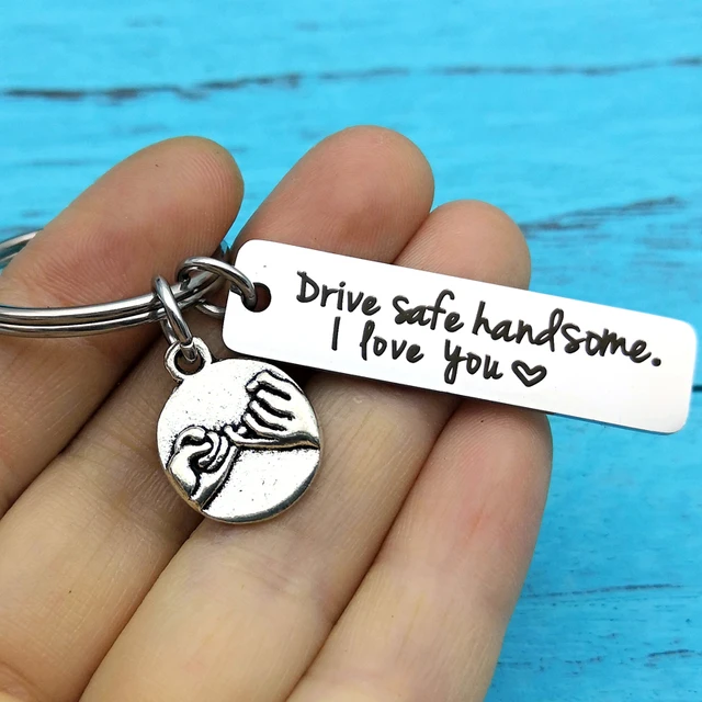 Christmas Gift for Boyfriend Keychain, Drive Safe Keychain for Boyfriend  Christmas Gifts for Boyfriend from Girlfriend