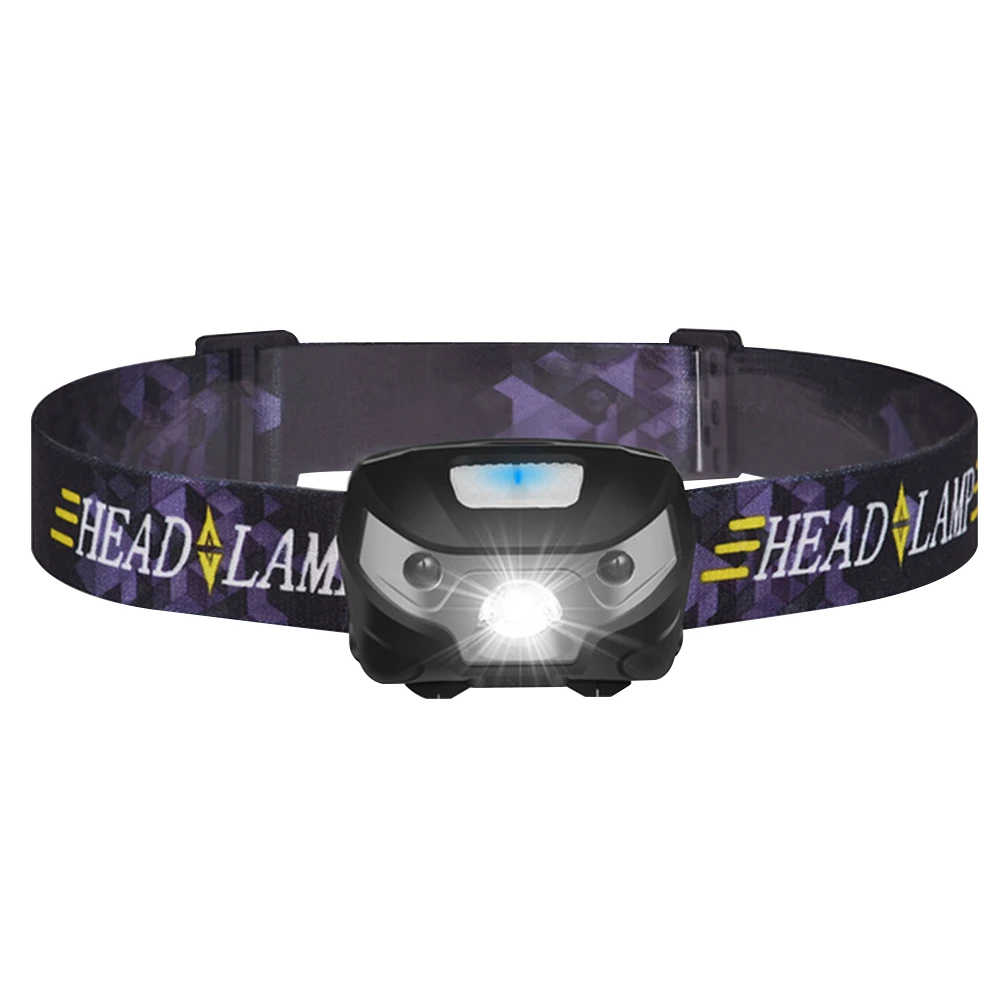 

USB Rechargeable Safety Flashlight LED Waterproof Accessories Headlamp Adjustable Angle Home Outdoor Camping Fishing Hiking