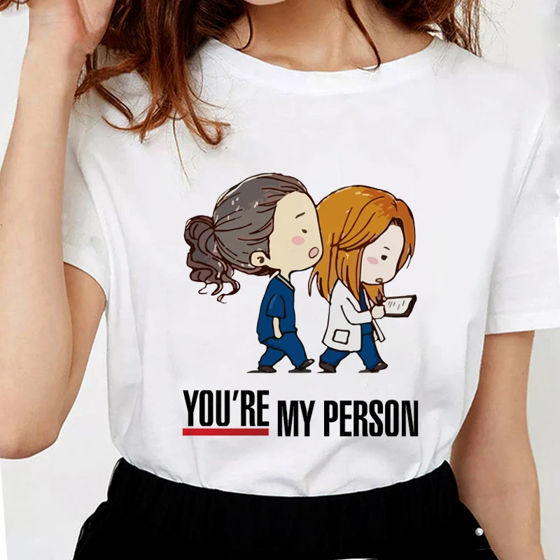 Женская футболка с надписью You Are My Person из мягкого хлопка|Футболки| |