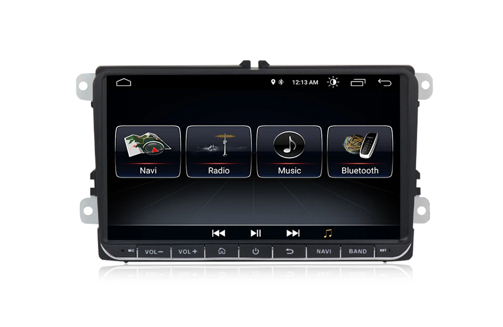Perfect free shipping Android 8.1 car dvd gps navigation for skoda for volkswagen golf polo tiguan passat 2din dvd car stereo 36