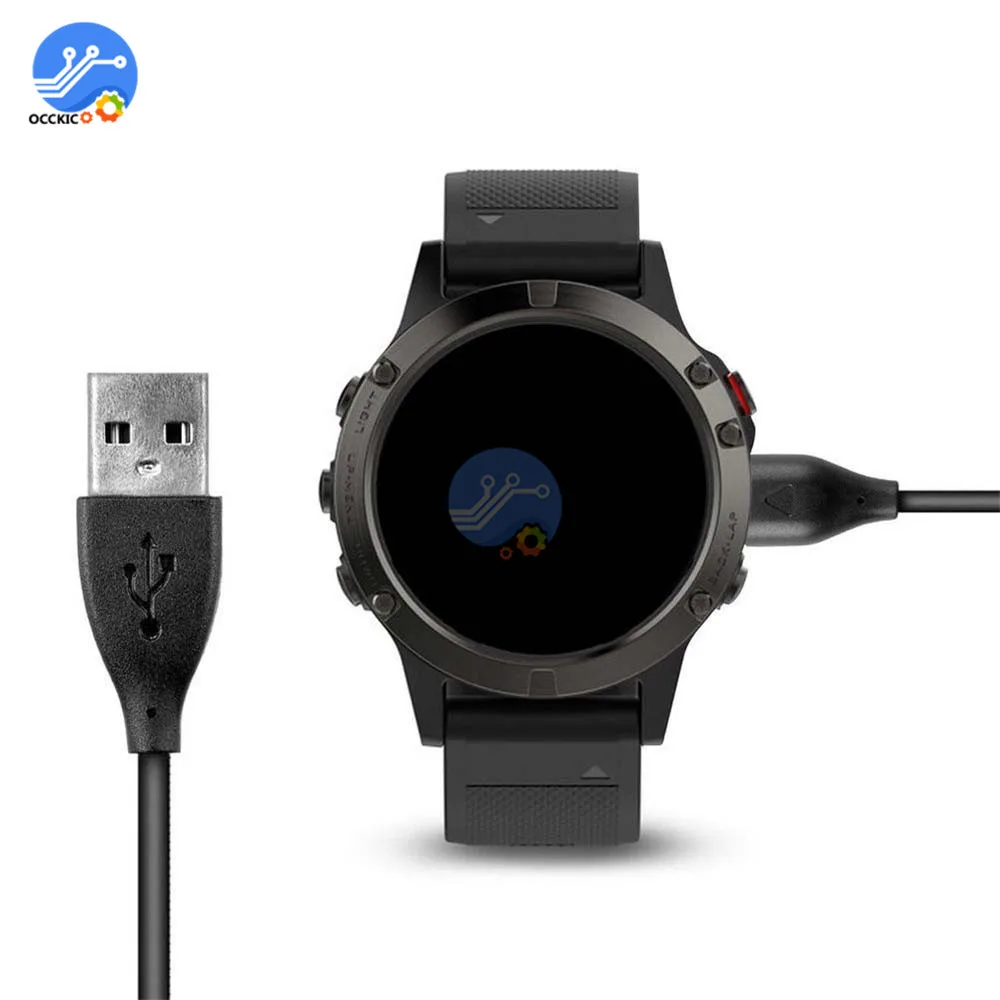USB зарядное устройство кабель для Garmin Fenix 5/5S/5X Смарт часы кабель питания зарядное устройство usb зарядка данных