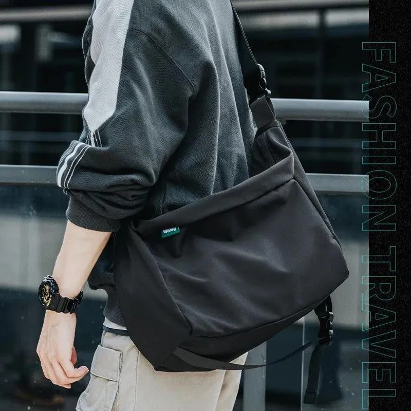 Male Messenger Bags Fashion School Shoulder Bags Waterproof Large Capacity  Crossbody Bag Men Schoudertas Heren Crossbag For Men
