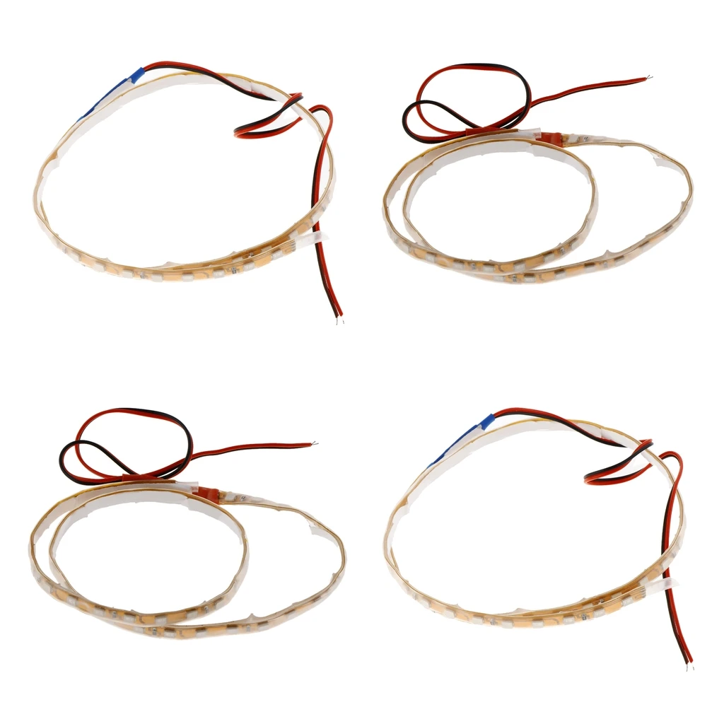 

Multi-Color LED Motorcycle Ground Strip Light Kit w/Wire Blue & Red