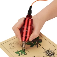 Ротационная татуировочная ручка, ротационная татуировка, картридж, иглы, пистолет для перманентного макияжа, мощный и тихий двигатель, новинка