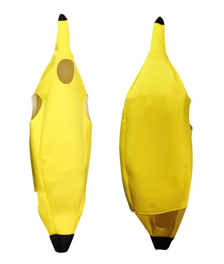 Unisex Banana Fruit Costume Fancy Dress For Hen Stag Night Party Complete Outfit