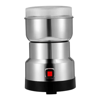 

Portable Coffee Bean Grinder,Electric Stainless Steel Burr Coffee Bean Grinder,Multifunction Smash Machine, EU Plug