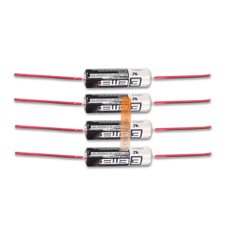 4 шт./партия EEMB ER14505 AA 3,6 V 2400mAh литиевая батарея с вкладкой