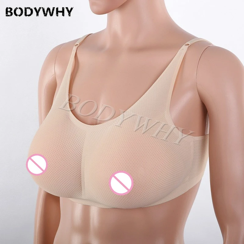 Details about   Prosthesis Silicone Breast Form V-Shape for Mastectomy Fake Boob 1 Piece Insert 