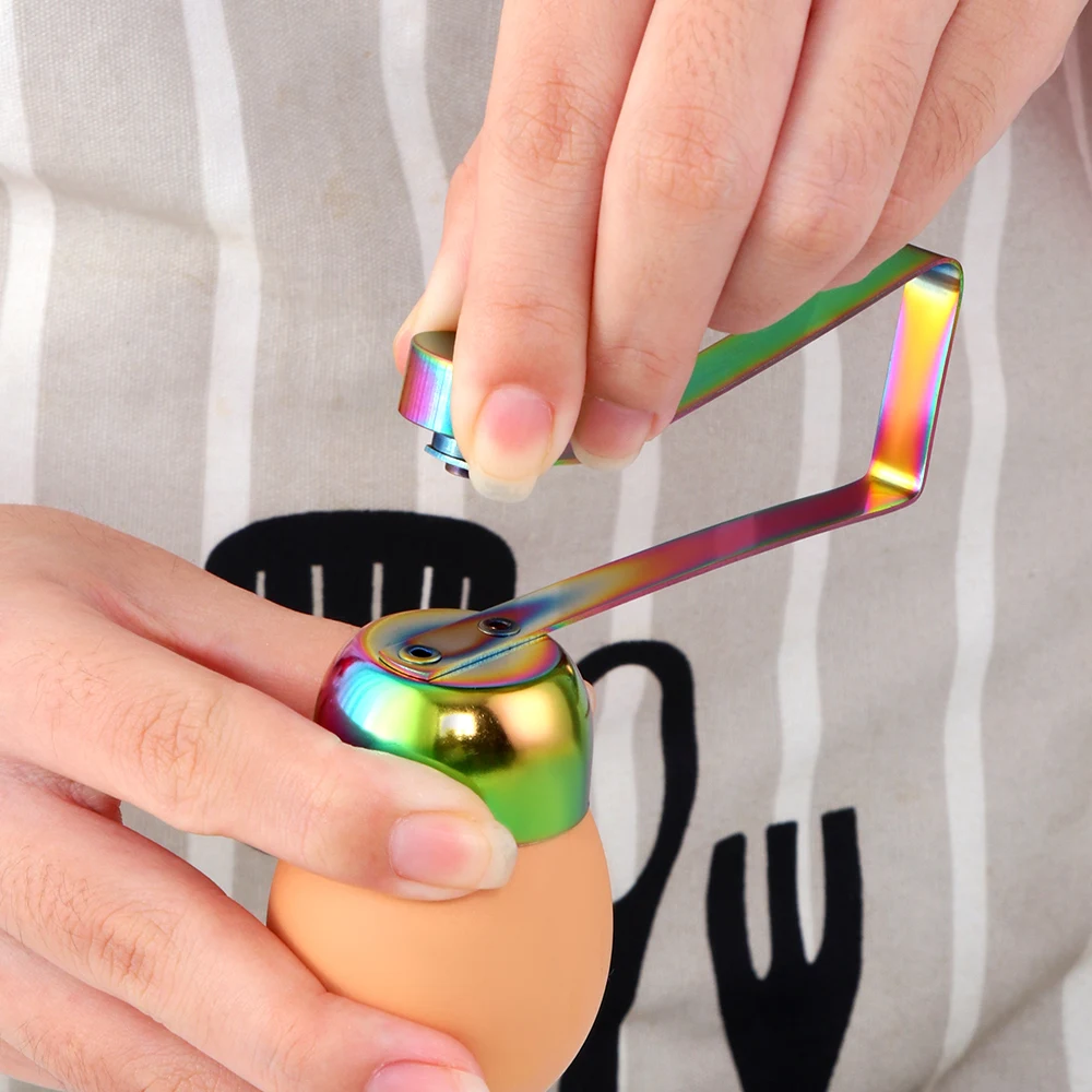 1PC Egg Scissors Stainless Steel Boiled Egg Separator Topper Shell Cutter Knocker Baking Cracker Opener Cooking Tools