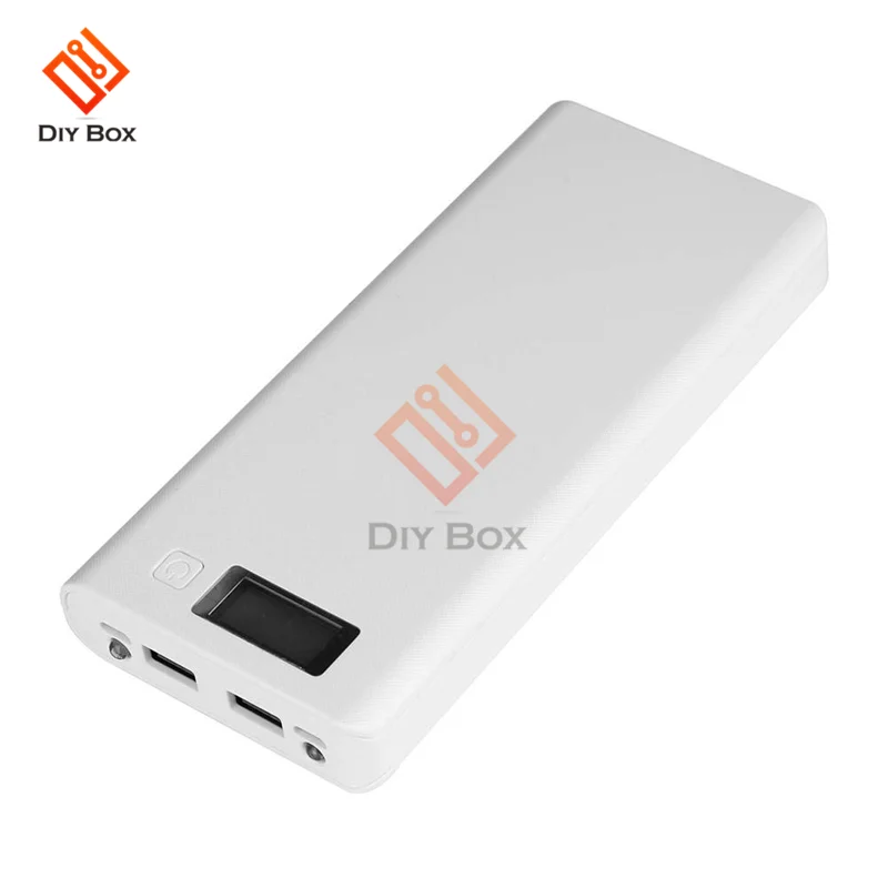 DIY 8x18650 портативная коробка для аккумуляторов, зарядное устройство, пластиковый корпус, чехол, Безшовный ЖК-дисплей, USB внешний аккумулятор, коробка без аккумулятора