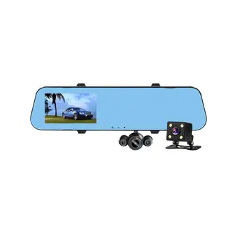 

Driving Recorder Q3 Rear View Mirror Three Recording Private Model New Model Automatically Essential Accessories