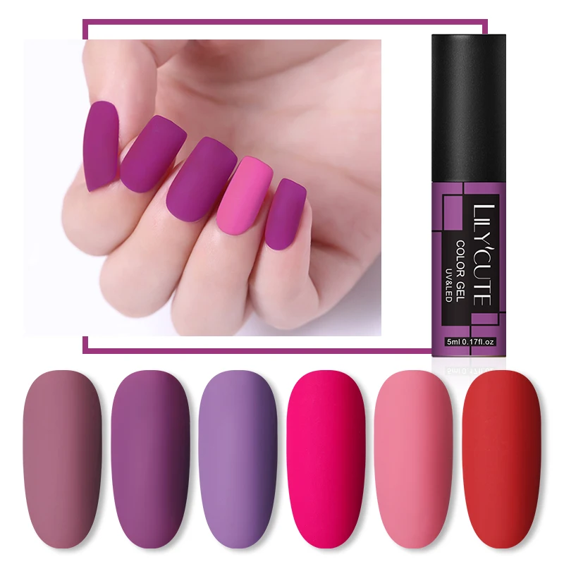 DGEL Mini Bold Sweet Terrazzo Color Gel - Purple Terrazzo - Nail Mart USA