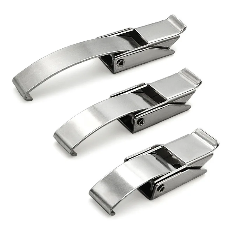 Industrial Hardware Stainless Steel Hasp Latch Lock Cabinet Mechanical Equipment Chains Fastening Buckle furniture hardware
