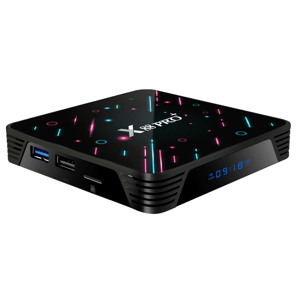 QPLOVE Android tv Box X88 PRO Plus RK3368 8 ядерный процессор Chipest и PowerVR G6110 GPU 4 ГБ 32 ГБ Поддержка HDMI 2.0a Bluetooth WiFi tv Box