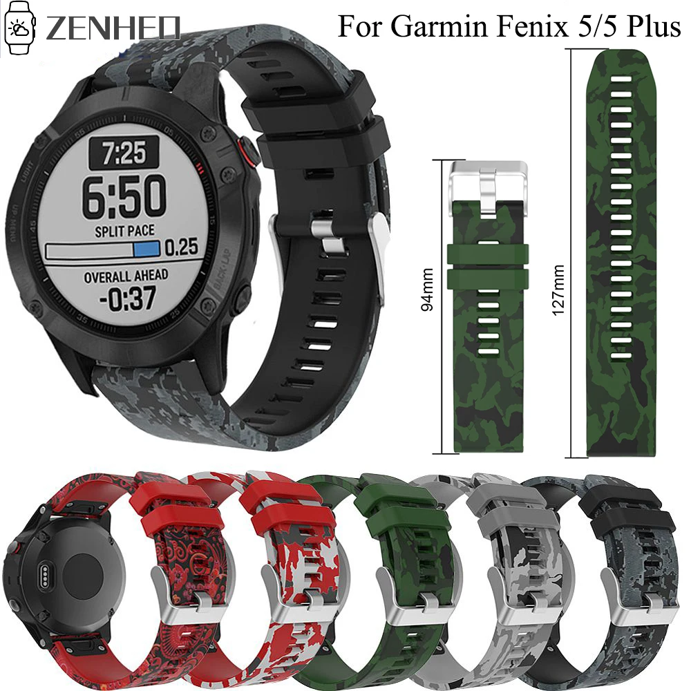 Силиконовый ремешок для Garmin Fenix 5 Quick Release Easy Fit браслет с цветочным принтом ремешок для часов Garmin Forerunne 935