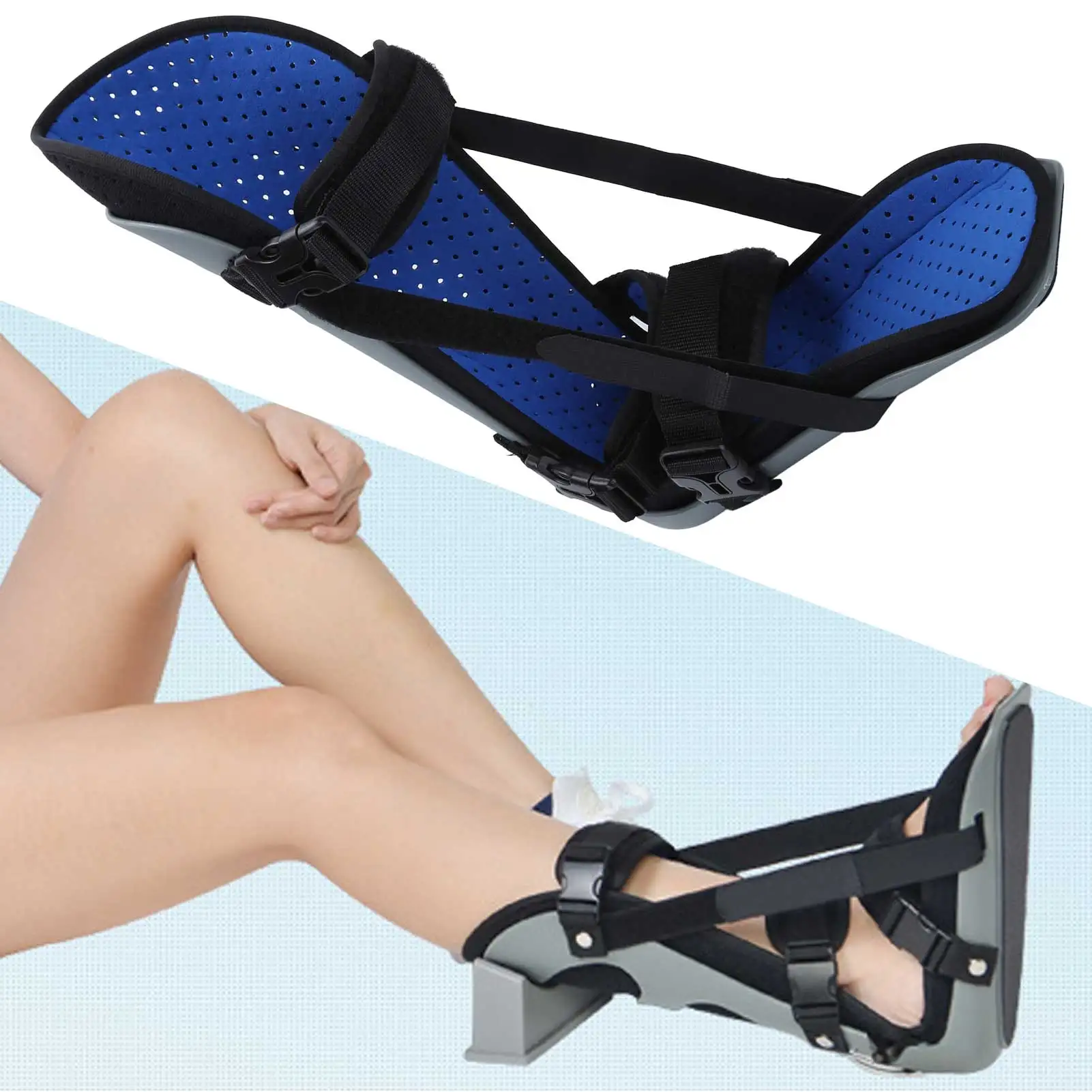 

Foot Drop Orthotic Splint Adjustable Breathable Foot Orthosis Fixation Foot Care Tool Fix and Support Ankle Joint