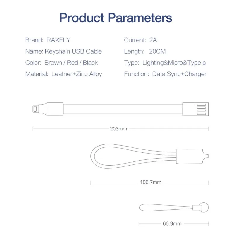 Кабель Balight usb type C для телефона кабель usb шнур брелок usb кабель для зарядки
