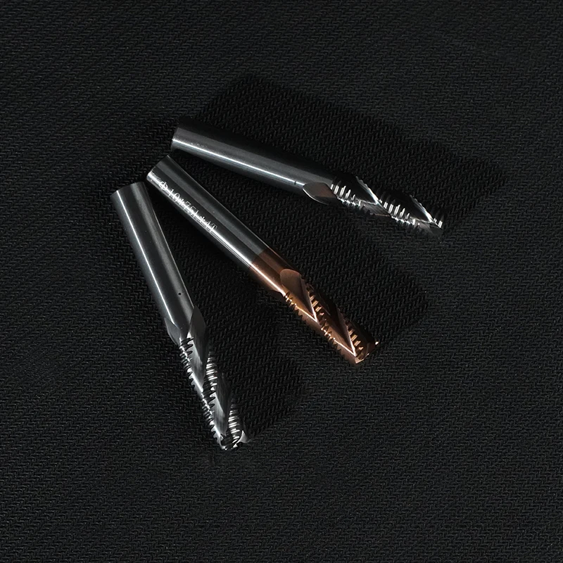 4mm 6mm 8mm 10mm 12mm 4 flutes HRC55 Roughing End Mills Milling cutters CNC roughing Tools Carbide router bits milling bits