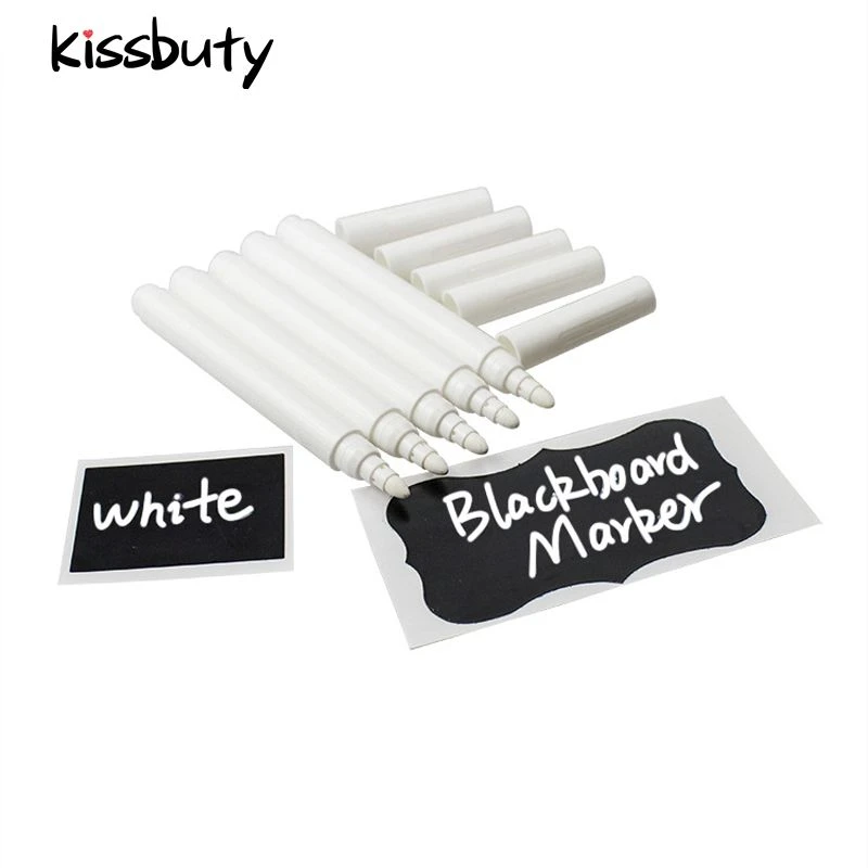 3/5/10/12pcs/set White Liquid Chalk Erasable Pen Marker For Glass