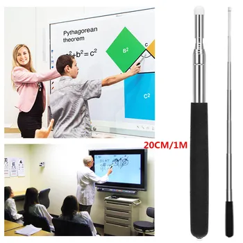 

WINOMO Hand Pointer Extendable Telescopic Retractable Pointer Handheld Presenter Classroom Whiteboard Pointer (Black)