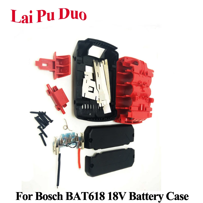 

BAT618 Battery Plastic Case PCB Circuit Board For Bosch 18V BAT618 BAT618G BAT610 BAT609G Li-ion Battery( No Cells Inside)