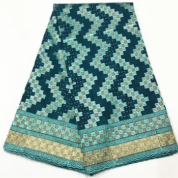 

Green African Cotton Lace Fabric 2020 High Quality Swiss Voile Lace In Switzerland Embroidery Sweing Dresses Fabric V632