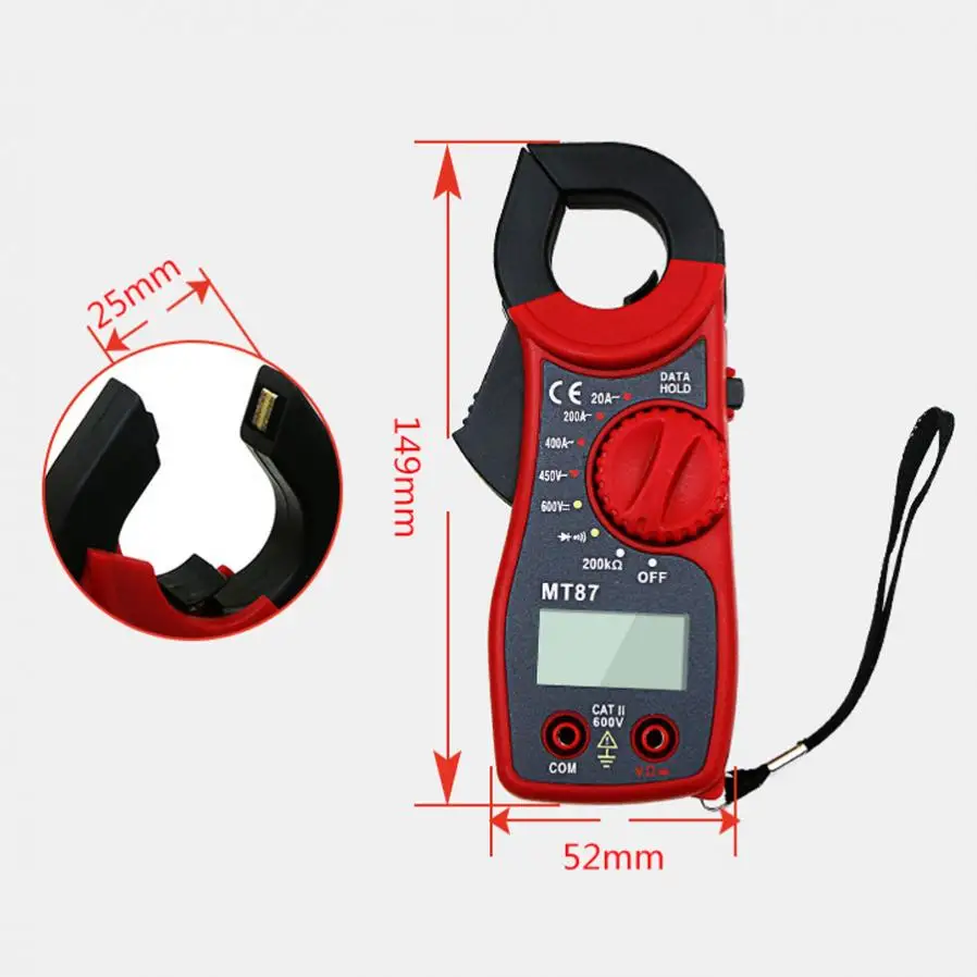 Jual Digital Clamp Meter Multimeter Pengukur Ketahanan Arus Bolak