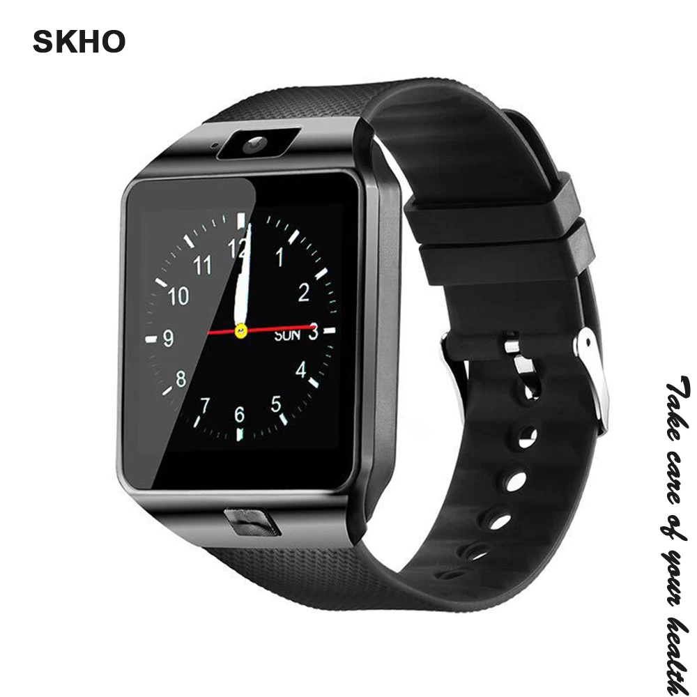 

Touch Screen Smart Watch dz09 With Camera Bluetooth WristWatch SIM Card Smartwatch For Ios Android Phones Support Multi language