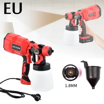 

1.8MM Nozzle Electric Spray Gun Cordless 120W 550W 800ML High Power Home Sprayer Tool Home Household Electric Sprayer Paint
