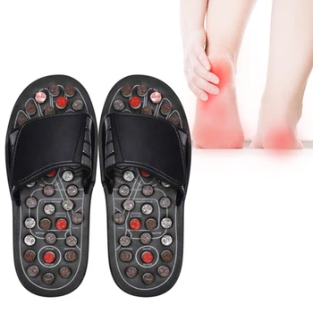 

Foot Massage Slippers Acupuncture Therapy Massager Shoes For Foot Acupoint Activating Reflexology Feet Care Massageador Sandals