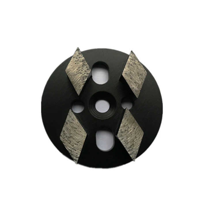 GD59 D100mm Универсальный Алмазный шлифовальный диск 4 дюймов шлифование Бетонного Пола колеса с четырьмя сегментами ромбов полировальный диск 12 шт