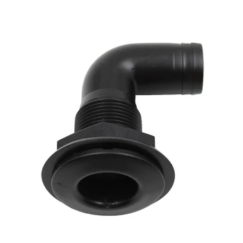 

Marine Boat Thru Hull Fittings 1'' 90 Degrees Connector Black