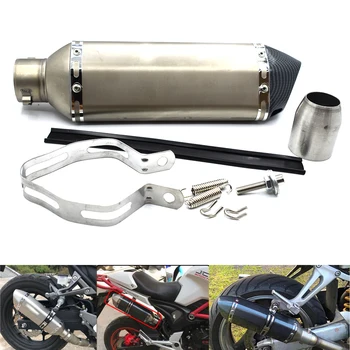 

Universal 51mm Motorcycle parts Exhaust Stainless Steel Motorbike Exhaust Pipe For KTM 690 DUKE 990/1290 SUPER DUKE RC8/R