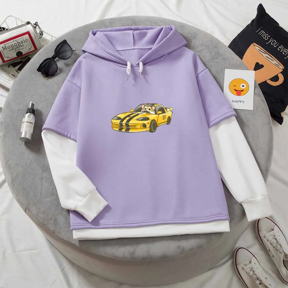 

Cute Guinea Pig Graphic Sweatshirt Women Oversized Harajuku Hoodies Cartoon Funny Hoodie Vintage Thermal Clothes for Teens