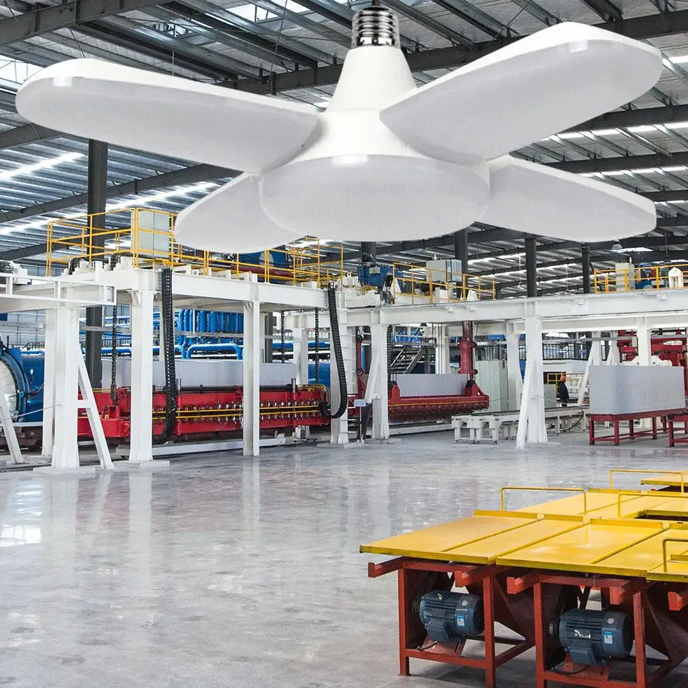 60 Вт E27/E26 светодиодный лампы SMD2835 супер яркий Складной вентилятор угол лезвия Регулируемая потолочная лампа для дома энергосберегающие лампы