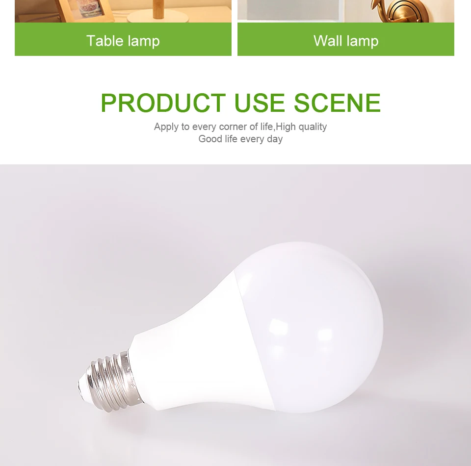 YCZWEY LED Bulb E27 LED Lamp AC 220V 110V 3W 6W 9W 12W 15W 18W Lampada LED Spotlight Table Lamp Lamps Light Indoor Lighting (8)