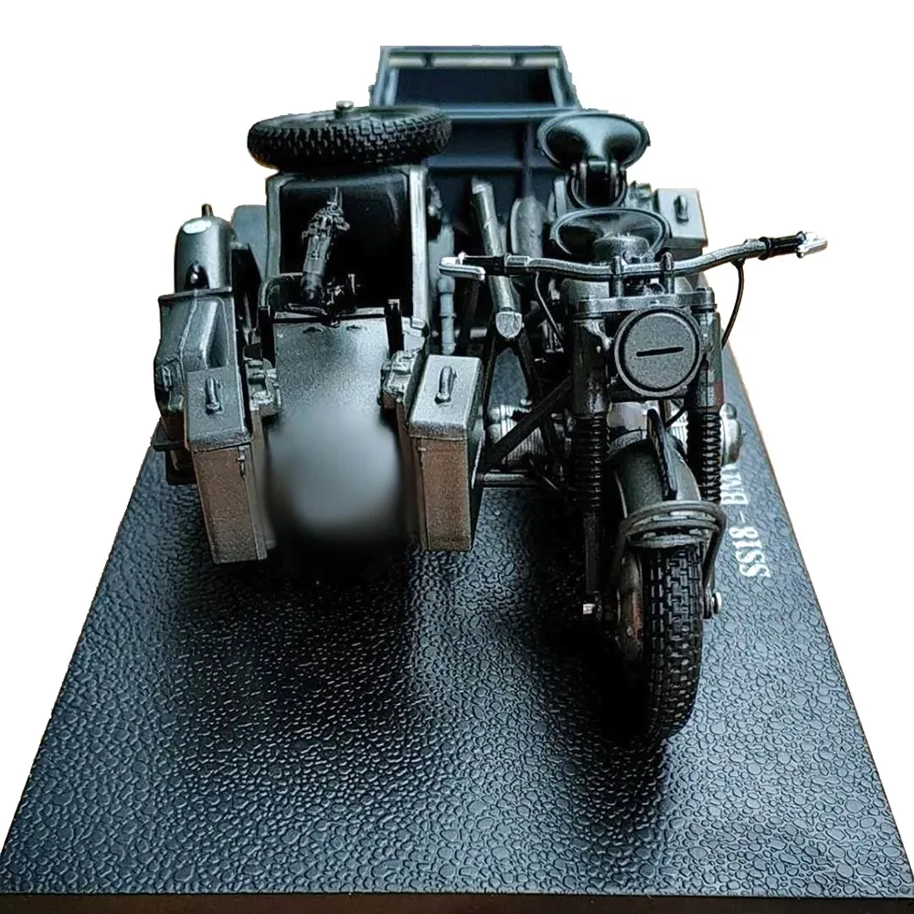 Atlas 1:24 Масштаб немецкий Солдат Второй мировой войны R75 Panzerfaust 30 литье под давлением Sidecar Moto мотоцикл Autocyle модель оригинальная коллекционная машинка