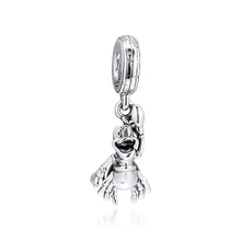 CKK Little Mermaid Sebastian Charms 925 Fit Pandora браслет из стерлингового серебра Шарм бусины для бусина для изготовления украшений kralen