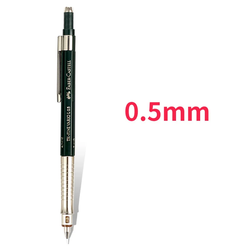 Faber-Castell ТЗ тонкой пленки для тонировки автомобилей L механические карандаши письменные 0,35/0,5/0,7/1,0 мм автоматического карандаша школьные канцелярские принадлежности 13530 - Цвет: 0.5mm
