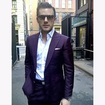 

Handsome Two Buttons Groomsmen Peak Lapel Groom Tuxedos Men Suits Wedding/Prom Best Man Blazer ( Jacket+Pants+Tie+Vest) 922