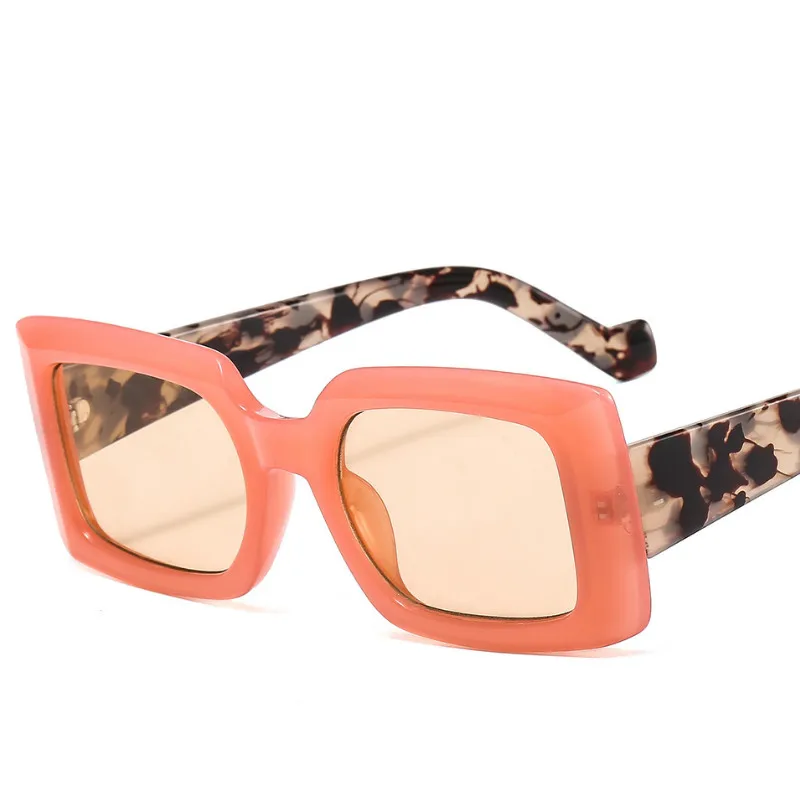 

Colorful Modern Style Sunglasses Square Frame Personality Small Frame Sunglasses Women 2020 New Fashion Trendy Men Glasses