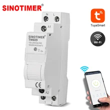 Minuterie intelligente WiFi sans fil, commande à distance via l'application Tuya Mobile, interrupteur de compte à rebours, lumière d'escalier domestique 220V 110V AC