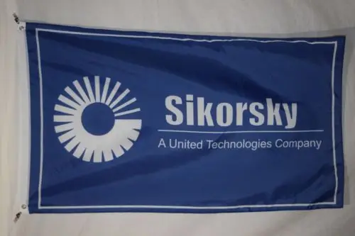 3ft x 5ft3 x5ft Sikorsky прокладки с принтов в виде флажков баннер, флаг из полиэстера Размеры 150*90 см