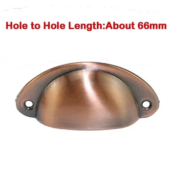 

Cabinet Knobs And Handles Shell Cup Handles Chrome Iron Half Moon Vintage Cupboard Drawer Pull Door Handles For Furniture